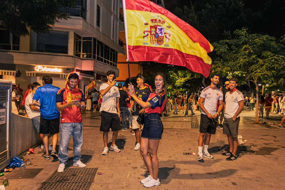 Photograph 082 from Las Palmas · Spain wins the World Cup